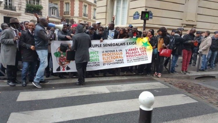 manifestation de lopposition Sngalaise